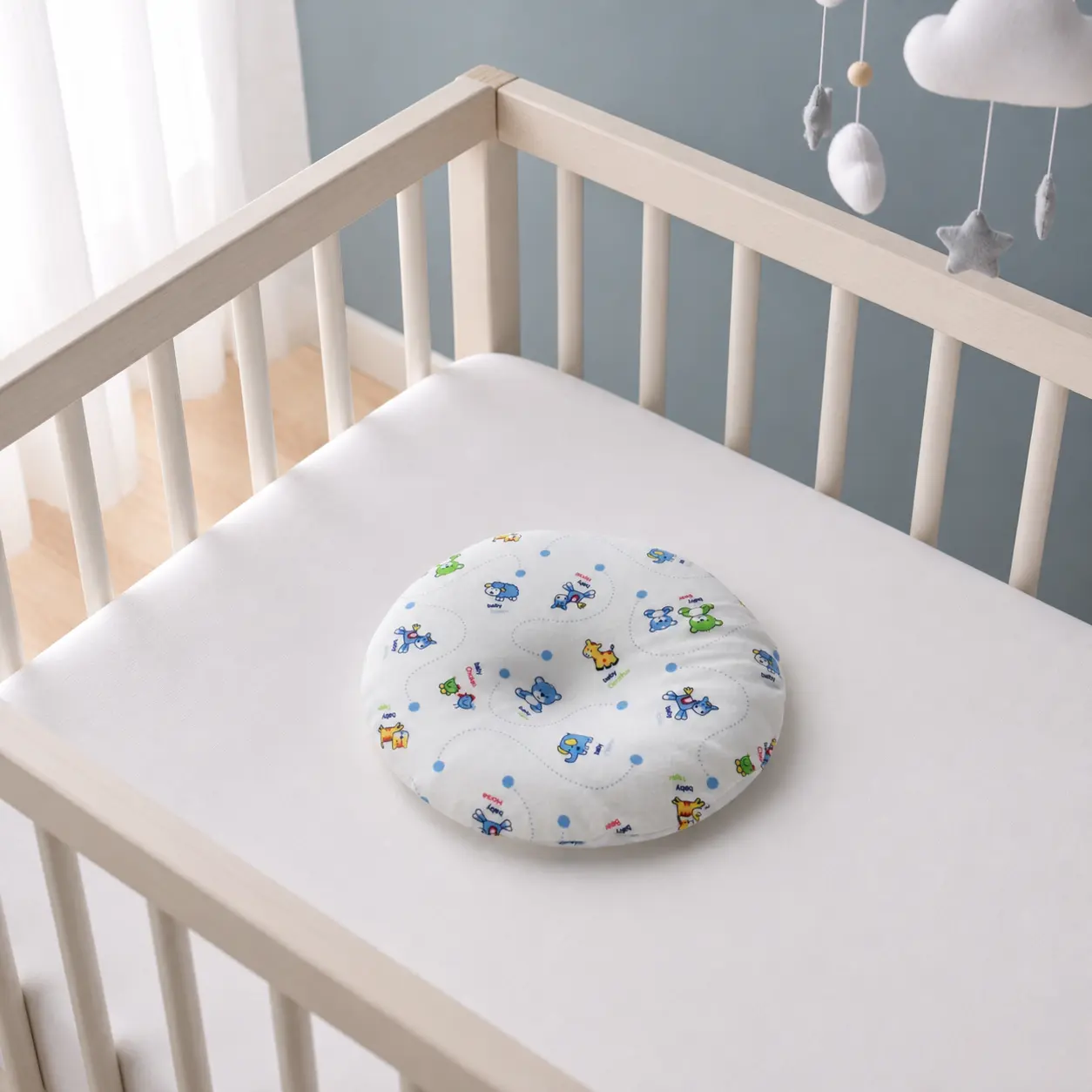 หมอนโค้งมนสำหรับเด็กเล็ก Baby Rounded Pillow